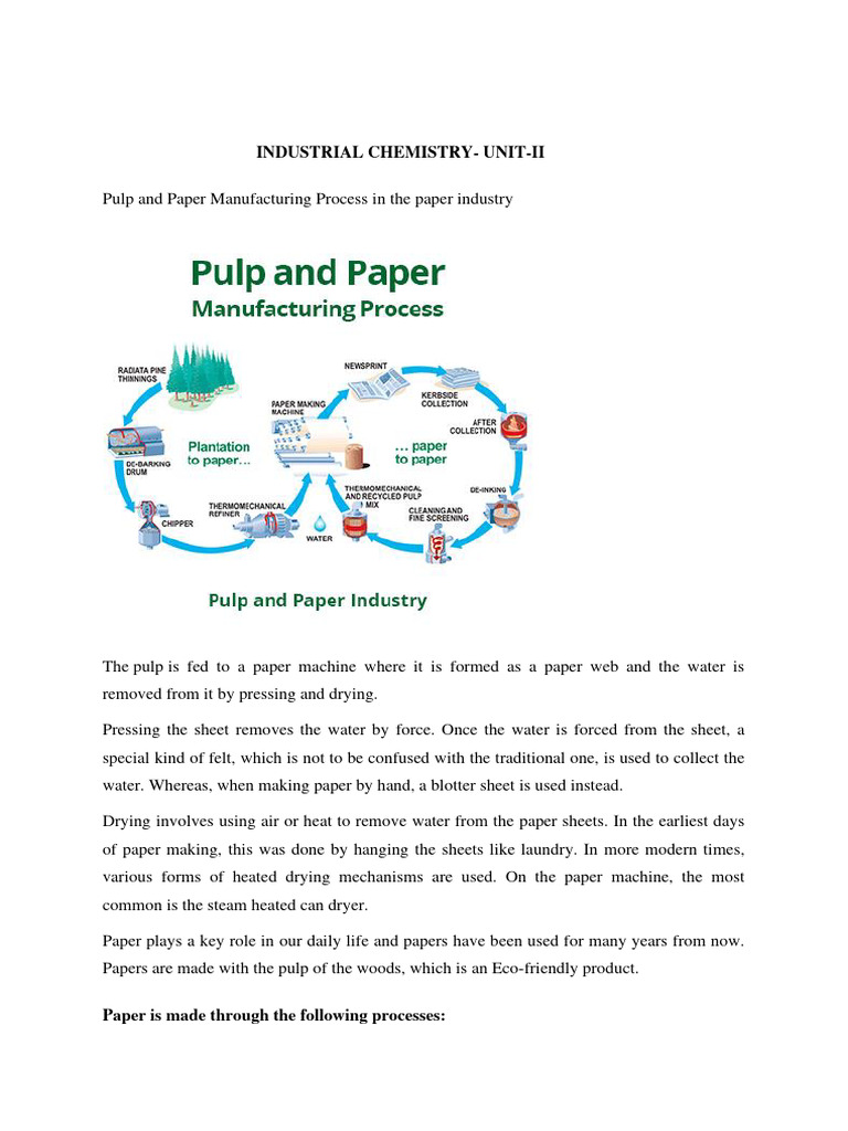 Pulp and Paper Manufacturing Process | PDF | Pulp (Paper) | Soap