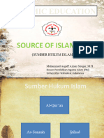 1. Sumber Hukum Islam