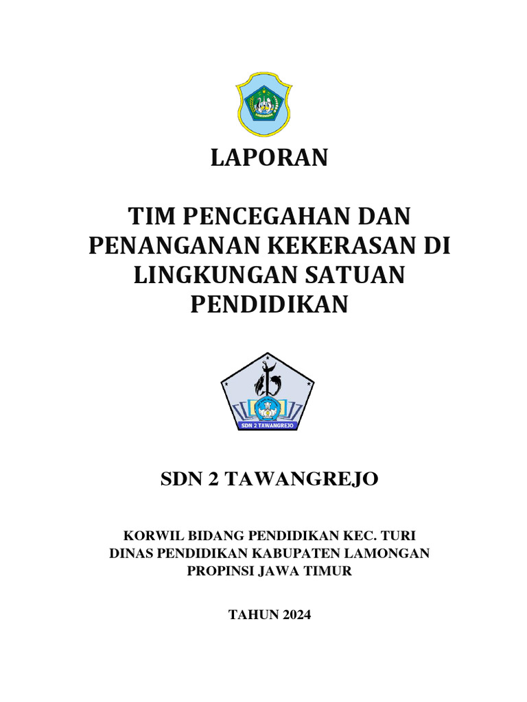 Laporan Dokumen Administrasi TPPK 20242025 SDN 2 TAWANGREJO PDF