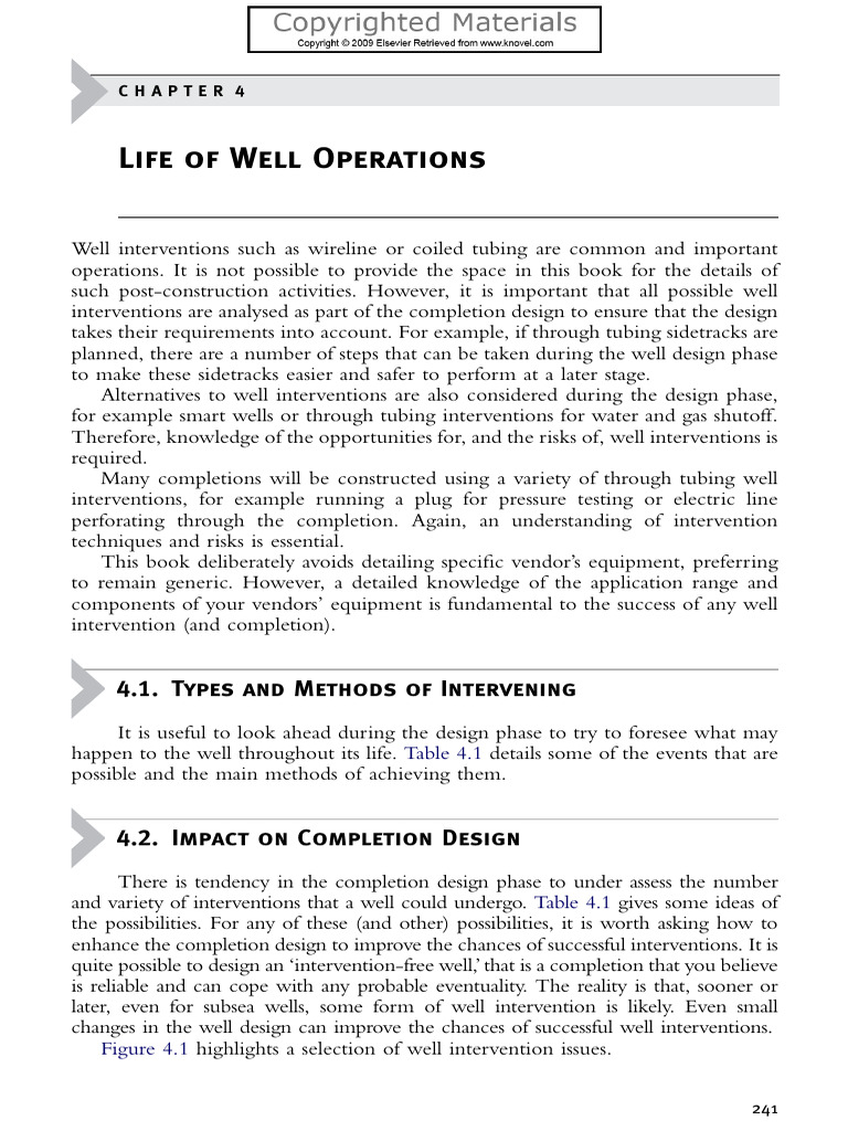 Life of Well Operations Overview | PDF | Casing (Borehole) | Pipe ...