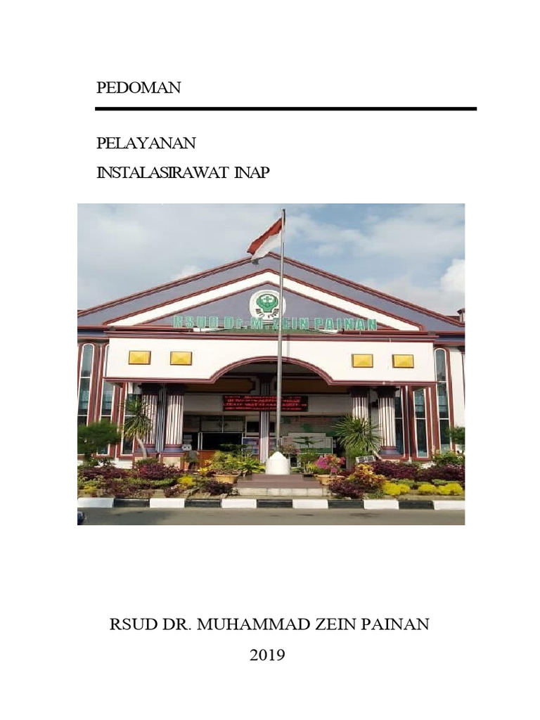 Pedoman Pelayanan Instalasi Rawat Inap Tahun 2019 Pdf