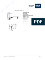 GROHE GET Specification Sheet 32891000