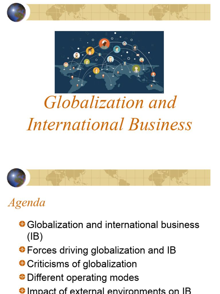 Globalization and International Business Insights | PDF | Globalization ...