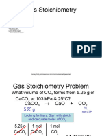 Gas Stoichiometry