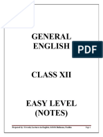 XII EASY English Notes 2020 (1)