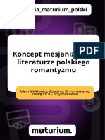 Koncept Mesjanizmu W Literaturze Polskiego Romantyzmu: Dziady - Dziady