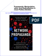 [Download pdf] Network Propaganda Manipulation Disinformation And Radicalization In American Politics Benkler online ebook all chapter pdf 
