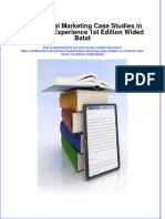 (Download PDF) Experiential Marketing Case Studies in Customer Experience 1St Edition Wided Batat Online Ebook All Chapter PDF
