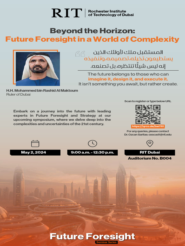 RIT Dubai Future Foresight Symposium - May02 | PDF | Dubai | United ...