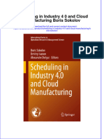 [Download pdf] Scheduling In Industry 4 0 And Cloud Manufacturing Boris Sokolov online ebook all chapter pdf 