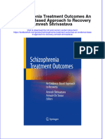 [Download pdf] Schizophrenia Treatment Outcomes An Evidence Based Approach To Recovery Amresh Shrivastava online ebook all chapter pdf 