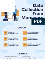 Data Collection From Managers