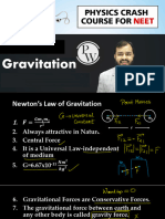 Gravitation in ONE SHOT Notes
