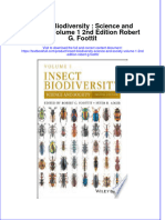[Download pdf] Insect Biodiversity Science And Society Volume 1 2Nd Edition Robert G Foottit online ebook all chapter pdf 