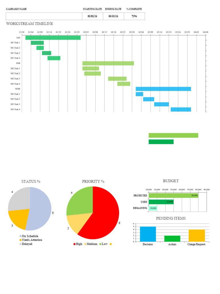 Excel Project Roadmap Overview | PDF | Computing