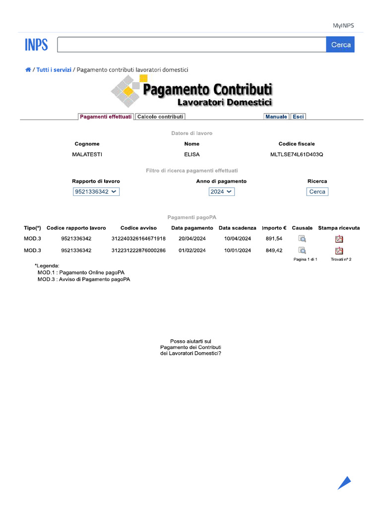 Inps | PDF