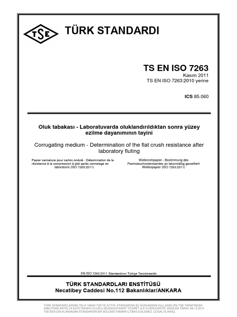CMT Iso 7263 2013.12.18 | PDF