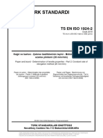 TS - EN - ISO - 1924 - 2 Kağıt Ve Karton - Çekme Özelliklerinin Tayini - Bölüm 2 Sabit Hızda
