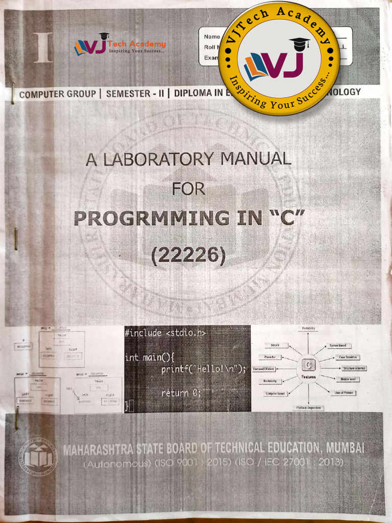 C Language Manual | PDF