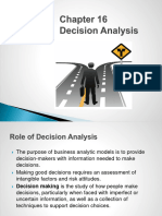 Chapter 16 - Decision Analysis