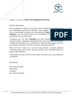 Promotion Letter