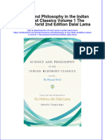 (Download PDF) Science and Philosophy in The Indian Buddhist Classics Volume 1 The Physical World 2Nd Edition Dalai Lama Online Ebook All Chapter PDF