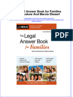 (Download PDF) The Legal Answer Book For Families Emily Doskow and Marcia Stewart Online Ebook All Chapter PDF