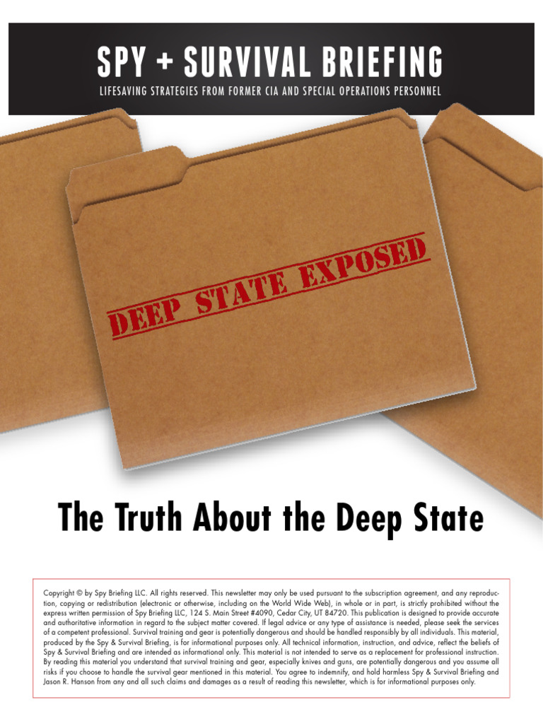 Truth About Deep State | PDF | Central Intelligence Agency | Federal ...