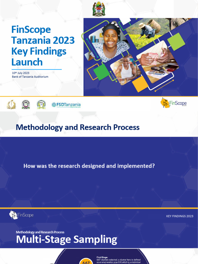 FinScope Tanzania 2023 Launch Presentation | PDF | Financial Inclusion ...