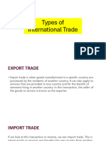 Types of Trade