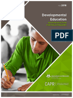 Developmental Education - An Introduction For Policymakers