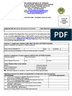 Application Form 2021-2022