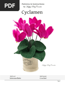 Cyclamen: Happy Pattycrochet