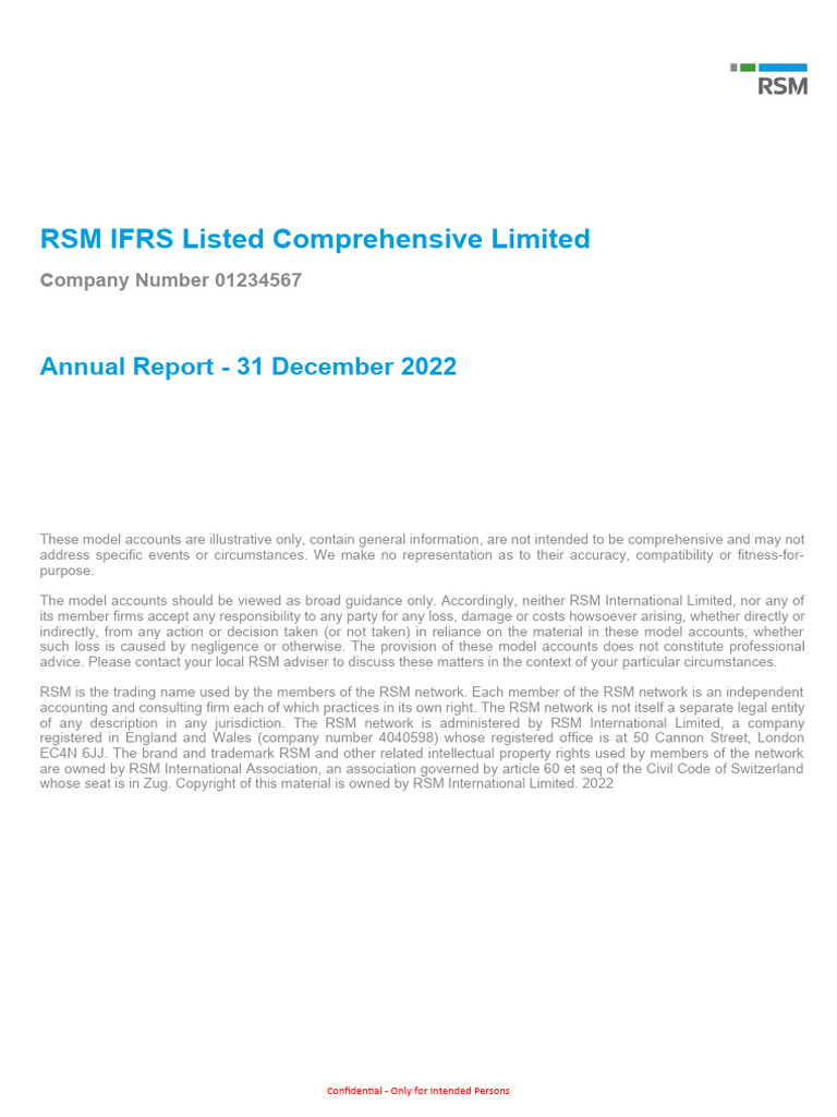 RSM IFRS Listed Comprehensive Limited - Annual Report - 31122022 | PDF ...