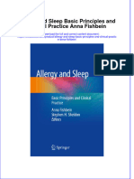 (Download PDF) Allergy and Sleep Basic Principles and Clinical Practice Anna Fishbein Online Ebook All Chapter PDF