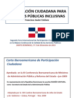 Participación Ciudadana para Politicas Publicas Inclusivas