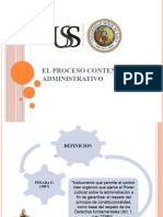 El Proceso Contencioso Administrativo