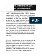 Pdfcoffee.com Adoraao Em Santidade x Idolatria e Feitiaria PDF Free