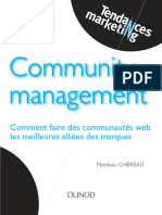 Community Management -- Matthieu Chereau -- 2010 -- Dunod -- 9782100546060 -- c8482a00fe4dbf5372a9c985bc140d5b -- Anna’s Archive