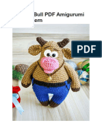 Crochet Bull PDF Amigurumi Free Pattern