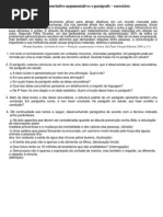 O paragrafo-exercicio