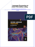 [Download pdf] Second Language Processing An Introduction First Edition Jiang online ebook all chapter pdf 