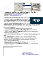 Weighing Software LiteIndicator Ver 5.5 Features & Manual