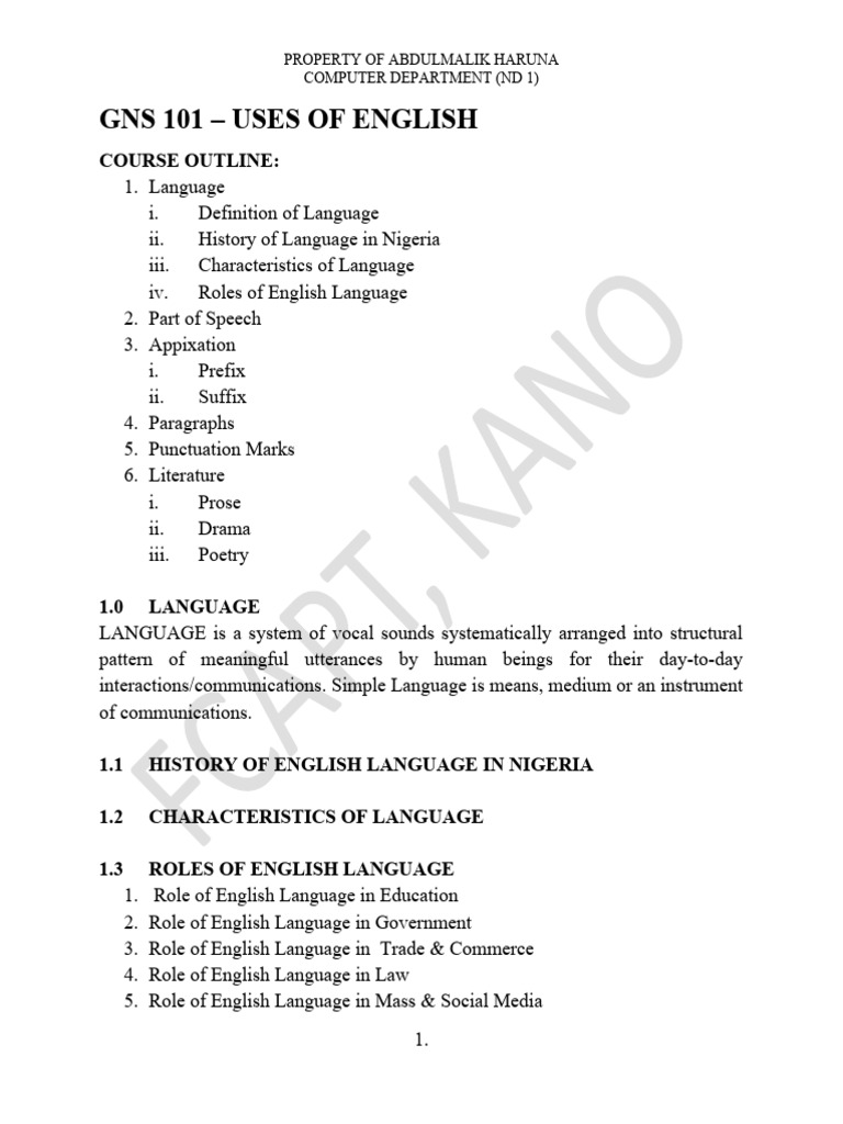 gns-101-use-of-english-pdf-noun-english-language