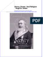 [Download pdf] Secrecy Silence Power And Religion Hugh B Urban online ebook all chapter pdf 