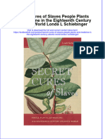 [Download pdf] Secret Cures Of Slaves People Plants And Medicine In The Eighteenth Century Atlantic World Londa L Schiebinger online ebook all chapter pdf 