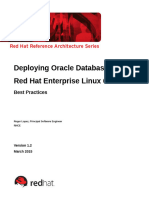 12c on Oracle Linux 5 - Red Hat