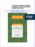 [Download pdf] The Making Of Islamic Heritage Muslim Pasts And Heritage Presents 1St Edition Trinidad Rico Eds online ebook all chapter pdf 