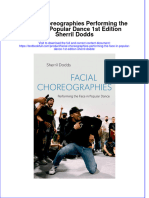 [Download pdf] Facial Choreographies Performing The Face In Popular Dance 1St Edition Sherril Dodds online ebook all chapter pdf 