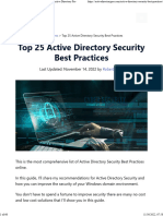 Top 25 Active Directory Security Best Practices - Active Directory Pro